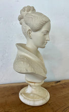 Load image into Gallery viewer, The bust by Arnoldo Giannelli, an Italian sculptor known for his alabaster and marble reproductions in classical styles.
