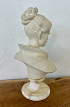 Load image into Gallery viewer, The bust by Arnoldo Giannelli, an Italian sculptor known for his alabaster and marble reproductions in classical styles.
