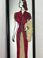 Load image into Gallery viewer, Art Deco Vintage Fashion Clothing Wall Mirror
