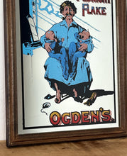Load image into Gallery viewer, This mid-20th-century advertising piece features an illustration of a man smoking a pipe while holding two babies, conveying a sense of contentment associated with the tobacco.
