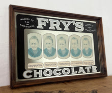 Load image into Gallery viewer, Stunning Vintage Fry’s Five Boys milk chocolate mirror.
