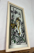Load image into Gallery viewer, Beautiful vintage framed mirror featuring Alphonse Mucha&#39;s iconic Art Nouveau illustration, &quot;The Seasons: Summer,&quot; from his renowned &quot;Four Seasons&quot; series.

