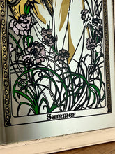 Load image into Gallery viewer, Beautiful vintage framed mirror featuring Alphonse Mucha&#39;s iconic Art Nouveau illustration, &quot;The Seasons: Summer,&quot; from his renowned &quot;Four Seasons&quot; series.
