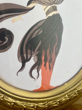 Load image into Gallery viewer, This decorative picture features an Art Deco design by the renowned Russian-born French artist Erté (Romain de Tirtoff), known for his influential work in fashion, graphic arts, and costume design.
