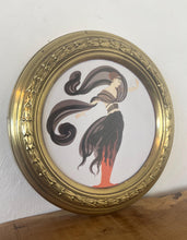 Load image into Gallery viewer, This decorative picture features an Art Deco design by the renowned Russian-born French artist Erté (Romain de Tirtoff), known for his influential work in fashion, graphic arts, and costume design.
