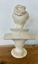 Load image into Gallery viewer, The bust by Arnoldo Giannelli, an Italian sculptor known for his alabaster and marble reproductions in classical styles.
