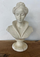 Load image into Gallery viewer, The bust by Arnoldo Giannelli, an Italian sculptor known for his alabaster and marble reproductions in classical styles.
