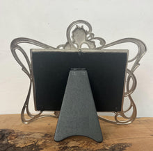 Load image into Gallery viewer, Beautiful Vintage Art Deco Picture Frame, Erte - Winter Flowers, Romain de Tirtoff, Metal and Enamel
