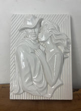 Load image into Gallery viewer, This ceramic wall plaque is a vintage piece from the 1970s, designed by the Swedish artist Ewa Jarenskog for the manufacturer Jie Gantoft.
