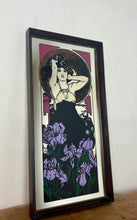 Load image into Gallery viewer, Vintage Art Nouveau Mirror, Alphonse Mucha - Amethyst, Precious Stones Picture Series
