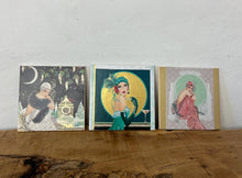 Load image into Gallery viewer, This vintage Art Deco set of 3 decorative tiles is a beautiful addition to your home.
