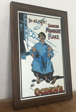 Load image into Gallery viewer, Vintage Ogden's Midnight Flake Tobacco Advertising Mirror
