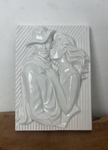 Load image into Gallery viewer, This ceramic wall plaque is a vintage piece from the 1970s, designed by the Swedish artist Ewa Jarenskog for the manufacturer Jie Gantoft.
