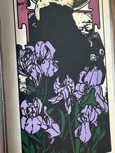 Load image into Gallery viewer, Vintage Art Nouveau Mirror, Alphonse Mucha - Amethyst, Precious Stones Picture Series
