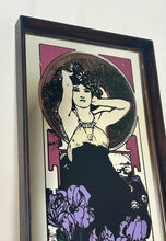 Load image into Gallery viewer, Amethyst is a famous Art Nouveau lithograph created by the Czech artist Alphonse Mucha in 1900. It is one of four works in his acclaimed "The Precious Stones" series, where each panel features a woman personifying a specific gemstone.
