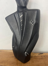 Load image into Gallery viewer, This post modern sculpture is a vintage Lindsey B (Balkwill) style ceramic figure of a man, often referred to by the name 'Rick'.
