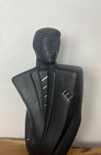 Load image into Gallery viewer, This post modern sculpture is a vintage Lindsey B (Balkwill) style ceramic figure of a man, often referred to by the name 'Rick'.
