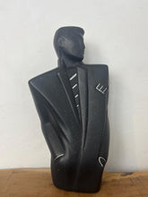 Load image into Gallery viewer, Vintage Retro gentleman Postmodern figure, Art Deco, Memphis style sculpture, Lindsey B Balkwill Style, London Designer
