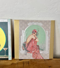 Load image into Gallery viewer, This vintage Art Deco set of 3 decorative tiles is a beautiful addition to your home.
