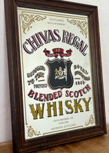 Load image into Gallery viewer, Chivas Regal Vintage Scotch Whisky Mirror, Advertising Wall Art, Bar And Pub Collectibles, Distillery Piece
