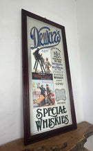 Load image into Gallery viewer, Dewars Vintage Scotch Whisky Mirror, Advertising Sign, Wine And Spirits, Wall Art, Interior Design, Scottish Bar Pub Collectibles Piece
