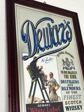 Load image into Gallery viewer, Dewars Vintage Scotch Whisky Mirror, Advertising Sign, Wine And Spirits, Wall Art, Interior Design, Scottish Bar Pub Collectibles Piece
