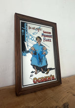 Load image into Gallery viewer, This mid-20th-century advertising piece features an illustration of a man smoking a pipe while holding two babies, conveying a sense of contentment associated with the tobacco.
