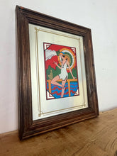 Load image into Gallery viewer, A beautiful Art Deco mirror is a popular decorative print that depicts a woman, sometimes referred to as a "flapper girl," in a 1920s aesthetic.

