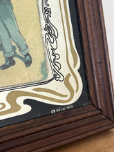 Load image into Gallery viewer, A beautiful Art Deco mirror is a popular decorative print that depicts a woman, sometimes referred to as a "flapper girl," in a 1920s aesthetic.
