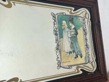 Load image into Gallery viewer, A beautiful Art Deco mirror is a popular decorative print that depicts a woman, sometimes referred to as a "flapper girl," in a 1920s aesthetic.
