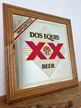 Load image into Gallery viewer, Dos Equis Beer Sign Mirror, Vintage Collectible Bar Picture
