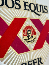 Load image into Gallery viewer, Dos Equis Beer Sign Mirror, Vintage Collectible Bar Picture
