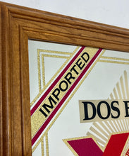 Load image into Gallery viewer, The design features the brand name, the "XX" symbol, the word "BEER", and the face of an Aztec ruler in the centre.
