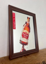 Load image into Gallery viewer, Vintage Estrella Damm Advertising Mirror, Spanish Pub Picture, Lager Beer And Brewery
