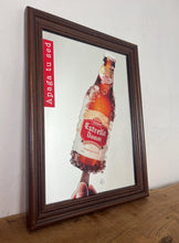 Load image into Gallery viewer, Vintage Estrella Damm Advertising Mirror, Spanish Pub Picture, Lager Beer And Brewery

