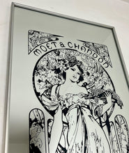 Load image into Gallery viewer, Moët &amp; Chandon - Le Festival Du Champagne, Vintage Art Nouveau Mirror, Alphonse Mucha Advertising Picture
