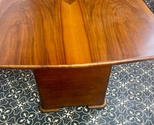 Load image into Gallery viewer, 1930’s Vintage Art Deco Burr Walnut Dining Table, Period Furniture
