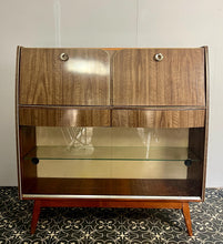 Load image into Gallery viewer, Retro 1960’s Mid-Century Writing Desk And Vintage Cocktail Drinks Cabinet
