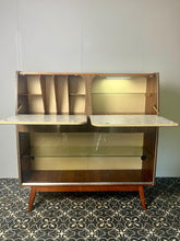 Load image into Gallery viewer, Retro 1960’s Mid-Century Writing Desk And Vintage Cocktail Drinks Cabinet
