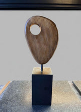Load image into Gallery viewer, Mid-century Style Abstract Wooden Sculpture, referred to as a Teardrop
