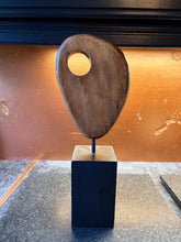 Load image into Gallery viewer, Mid-century Style Abstract Wooden Sculpture, referred to as a Teardrop
