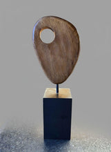 Load image into Gallery viewer, Mid-century Style Abstract Wooden Sculpture, referred to as a Teardrop
