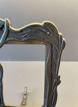 Load image into Gallery viewer, This ornate picture frame is a classic example of Art Nouveau design, likely dating from the early 20th century (c. 1900) or a later mid-century revival. It features characteristic organic, flowing lines and a stylized female figure integrated into the side of the frame.
