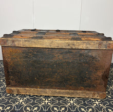 Load image into Gallery viewer, Antique Victorian 19th Century Dome Trunk, Steamer Sea Chest
