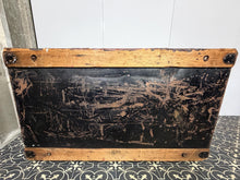 Load image into Gallery viewer, Antique Victorian 19th Century Barrel Dome Trunk, Steamer Travel Sea Chest
