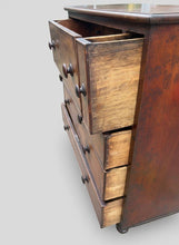 Load image into Gallery viewer, Beautiful Georgian Mahogany Inlaid Secretaire Bookcase, Classic 18th Century British Furniture Desk Design
