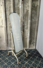 Load image into Gallery viewer, 1930s Art Deco Cheval Mirror, Industrial Function, Vintage Charm, Jazz Era
