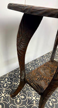 Load image into Gallery viewer, Antique Japanese Hand Carved Two Tier Side Table For Liberty and Co ( circa 1900 )

