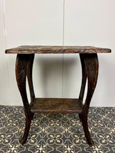 Load image into Gallery viewer, Antique Japanese Hand Carved Two Tier Side Table For Liberty and Co ( circa 1900 )
