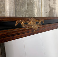 Load image into Gallery viewer, Modern Gilded &amp; Ebonized Baroque Wall Mirror, Late 20th Century Craftsmanship and Historical Revivalism
